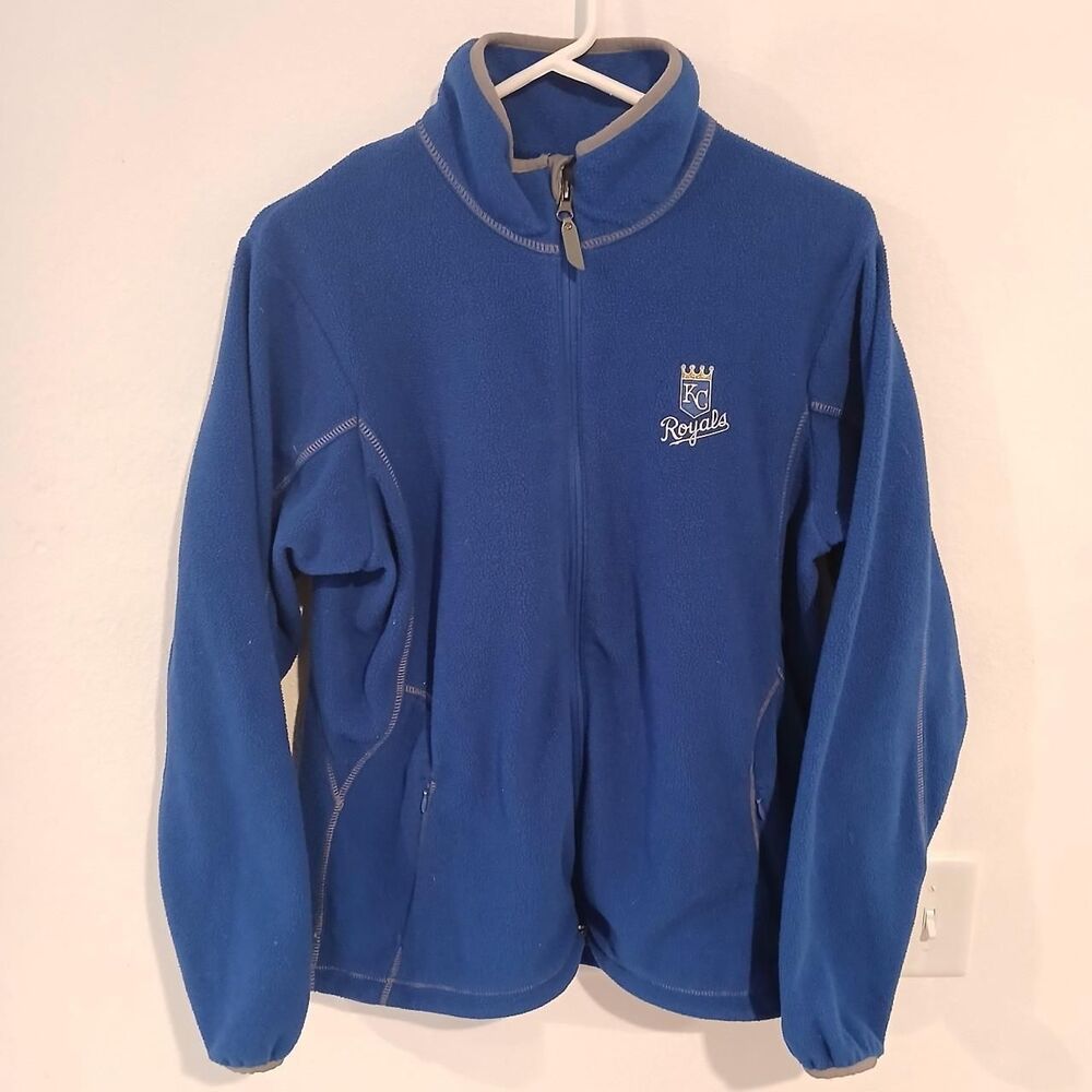Kansas City Royals Antigua Women's Blue Fleece 1/4 Zip Size Large